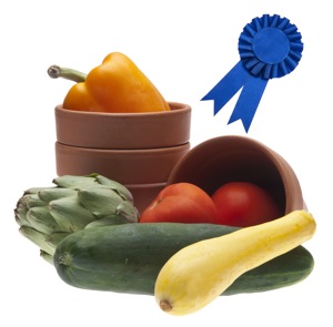 Mother's Children: Exhibit Vegetables in the County Fair With 4-H